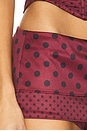 view 6 of 6 Foldover Waist Skort in Polka Dot