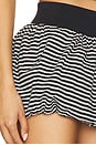 view 6 of 6 Stripe Puffball Skirt in Black