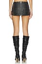 view 4 of 6 FALDA SLASHED MINI in Black