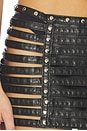 view 6 of 6 FALDA SLASHED MINI in Black