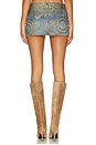 view 4 of 6 Studded Denim Mini Skirt in Blue