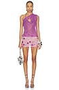 view 5 of 6 FALDA FLOWER ELLORA MINI in Purple