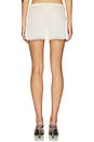 view 4 of 6 JUPE CHIFFON BEAD TRIM MINI in White