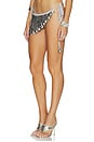 view 3 of 6 JUPE WRAP SARONG WITH METAL SEQUINS in Silver