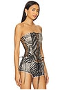 view 2 of 4 Odile Corset Top in Zebra
