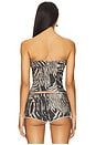 view 3 of 4 Odile Corset Top in Zebra