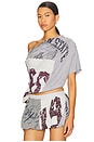 view 3 of 5 Reworked Varsity Low Back Top in Multi