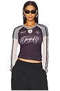 view 1 of 5 Triple Layered Football Top in Multi