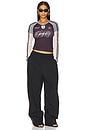 view 4 of 5 Triple Layered Football Top in Multi