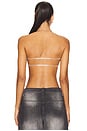 view 3 of 4 Stud Bandeau Top in Grey