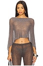 view 1 of 7 Infinity Multiway Knit Cape in Gunmetal