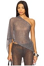 view 3 of 7 Infinity Multiway Knit Cape in Gunmetal