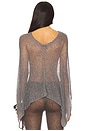 view 5 of 7 Infinity Multiway Knit Cape in Gunmetal