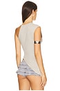 view 4 of 5 Asymmetric Strappy Top in Grey