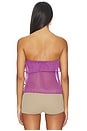 view 4 of 5 Cut Out Bandeau Top in Purple