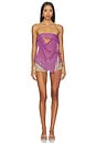 view 5 of 5 Cut Out Bandeau Top in Purple