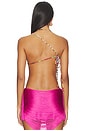 view 4 of 5 Beaded Cowl Backless Top in Multi