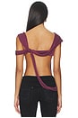view 4 of 5 CUPRO DRAPED トップ in Purple