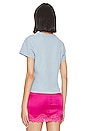 view 4 of 5 Damn Girl Tee in Blue & Red