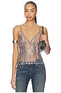view 1 of 5 Embellished Cami Top in Grey