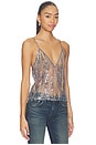 view 2 of 5 Embellished Cami Top in Grey