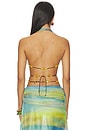 view 3 of 4 Halter Neck Top With Beaded Straps in Multi