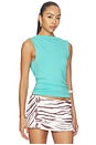 view 2 of 4 Backless Twist Jersey Top in Light Blue