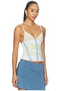 view 2 of 5 Jersey Cami With Lace Cups in Multi