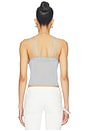 view 4 of 4 Ruched Cup Lace Cami Top in Blue