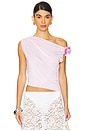 view 1 of 4 Dare To Drape Top in Pink Flower