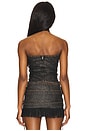 view 4 of 5 Longline Lace Up Halter Corset in Black