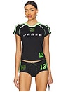 view 1 of 4 Football Baby Tee in Neon