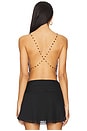view 3 of 5 Asteria Printed Top in Brown