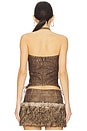 view 3 of 4 ODILE コルセット in Brown
