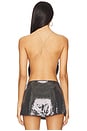 view 3 of 5 Sequin Asteria Top in Black and Grey