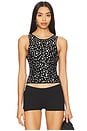 view 1 of 5 Studded Tank Top in Black