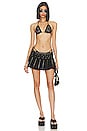 view 4 of 5 Studded Bikini Top in Black