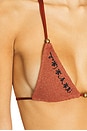 view 5 of 5 Embroidered Knit Bikini in Red