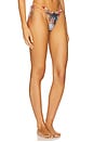 view 2 of 5 Double Strap Bikini Bottoms in Abstract Print