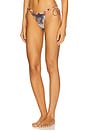 view 3 of 5 Double Strap Bikini Bottoms in Abstract Print