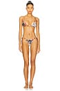 view 5 of 5 Double Strap Bikini Bottoms in Abstract Print