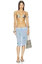 view 5 of 5 BRAGUITA BIKINI WITH METAL SEQUINS in Silver