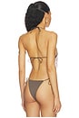 view 3 of 5 TOP BEADED BIKINI WITH FRINGING in Silver