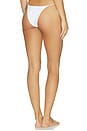 view 3 of 4 Studded With Tie Waist Bikini Bottom in White in Cream
