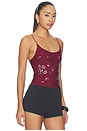 view 2 of 5 Tankini With Jewel Stones in Bordeaux