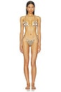 view 4 of 6 HAUT DE MAILLOT DE BAIN ANATASE CROCHET WITH HANGING SHELLS  in Beige