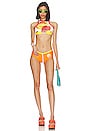 view 5 of 5 Tutti Hot Pant Bikini Bottoms in Orange Multi