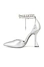 view 5 of 5 x REVOLVE Madison Heels in Silver