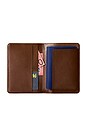 view 4 of 6 Cow Print Small Travel Wallet in Brown