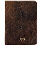 view 5 of 6 Cow Print Small Travel Wallet in Brown